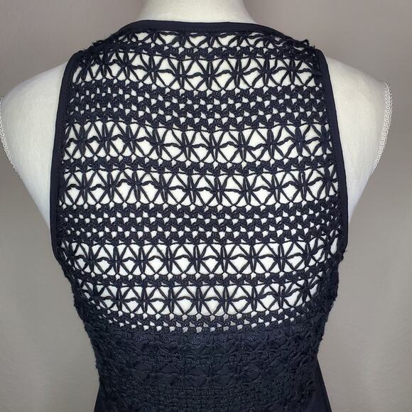 BCBG Black Crochet Tank Top Small - Picture 6 of 10